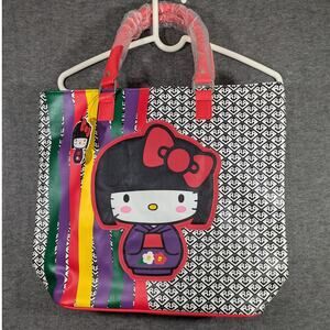Loungefly Sanrio Hello Kitty Large Tote Purse Japanese American Museum 16" x 14"